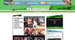 Desktop Screenshot of hamaikadonostia.tv